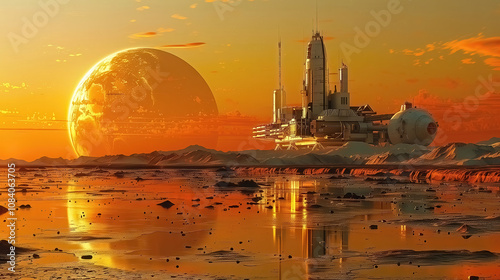 Modern Scientific Station o...