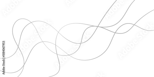 Gray wave curve lines abstract background with flowing particles. Digital energy waves technology concept. Modern backdrop design for business, presentation, banner.