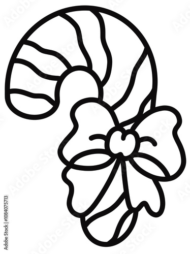 Hand drawn Christmas coloring pages