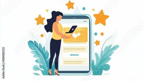 Engaging with Technology: A Vibrant Depiction of Mobile Interaction and User Experience