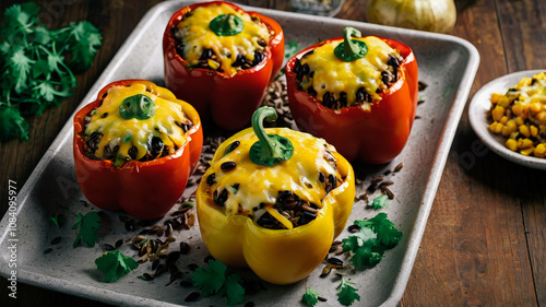 Stuffed Bell Peppers with Herbs photo