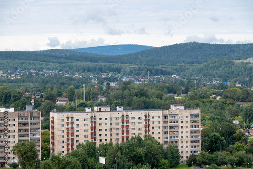 Nizhny Tagil. View of the city from the top of the Fox Mountain photo