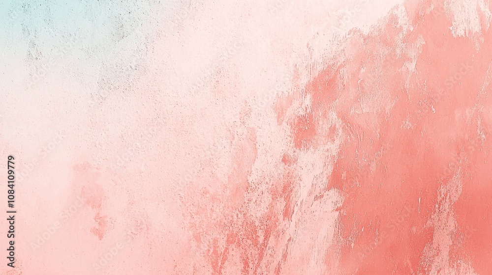 Fototapeta premium Soft pastel colors blend seamlessly in a textured background, creating a gradient effect that evokes tranquility and artistic flair, perfect for design projects seeking a touch of elegance