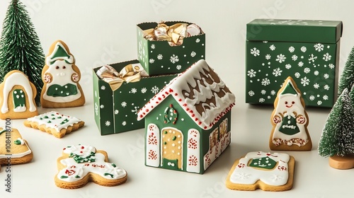 Festive Christmas Gingerbre...