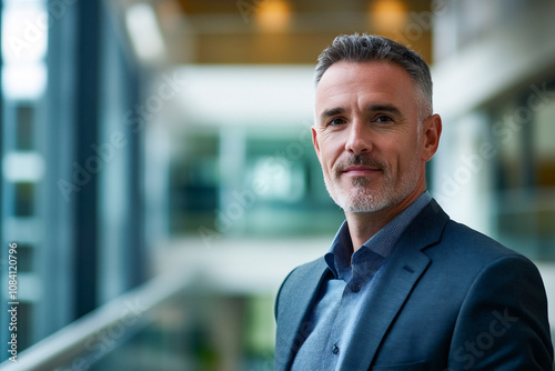  portrait of successful businessman consultant