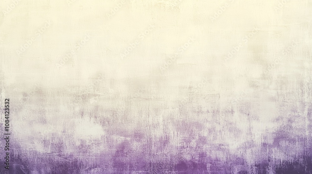 Fototapeta premium Purple and beige grunge textured background creating a gradient effect, perfect for websites, presentations, or any design project requiring a vintage or distressed look