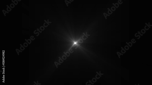 Abstract polygon light animation pattern 4K smooth concept