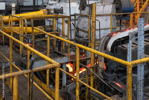 Ball rolling mill of the metallurgical plant