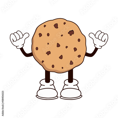 Cartoon Cookie Character