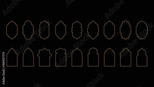 Photography Golden photo frames
