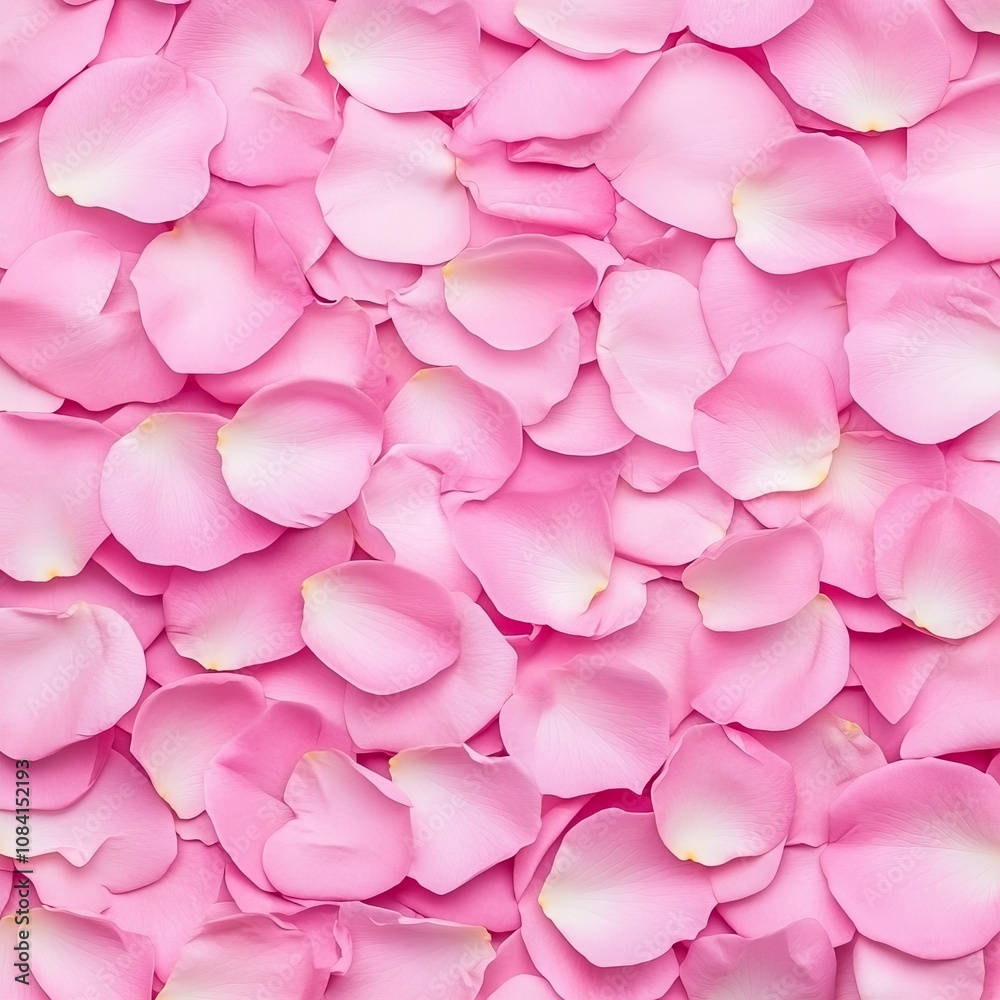 Obraz premium Pink rose petals background with soft, delicate texture.
