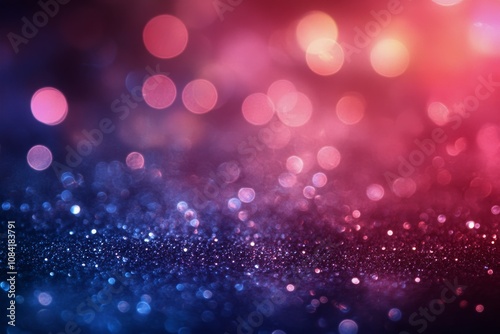 Colorful bokeh lights create a dreamy atmosphere in a soft, abstract background