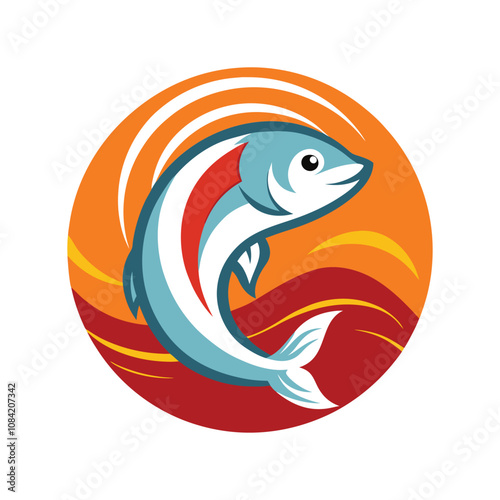 Shark Vector - Fierce Marine Predator Silhouette, Minimalist Ocean Life Design for Nautical and Wildlife Art