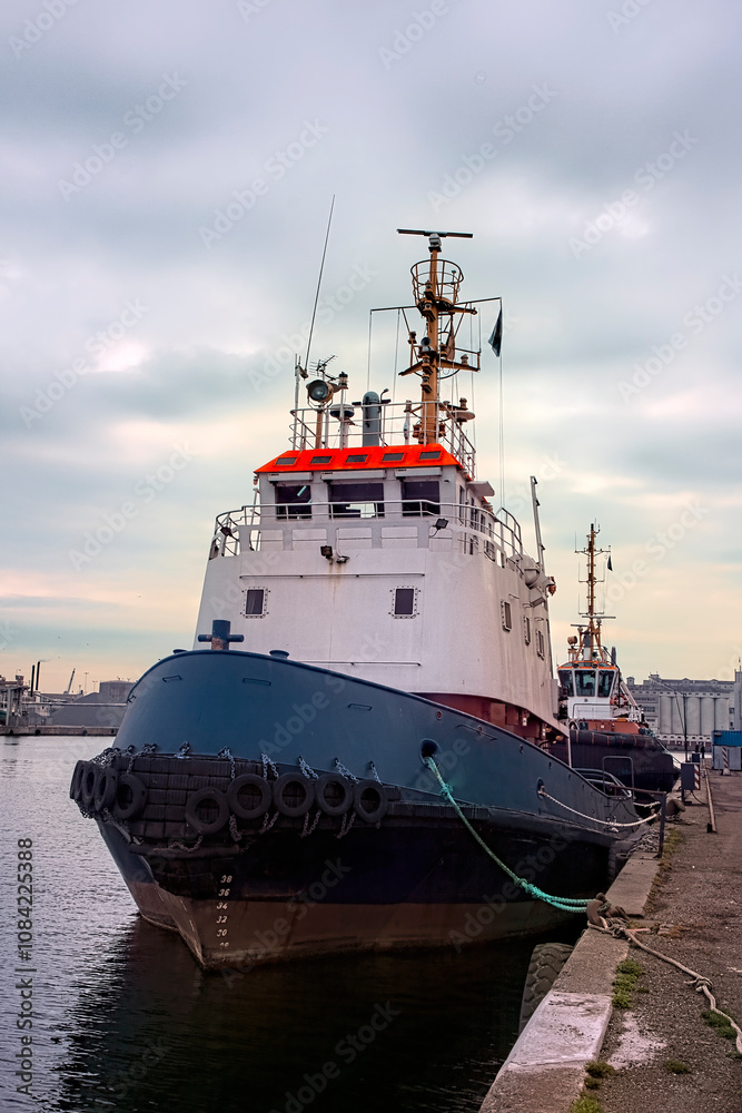 Fototapeta premium Tugs in Port