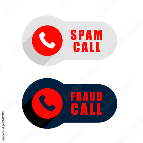 unknown scam fraud call alert background