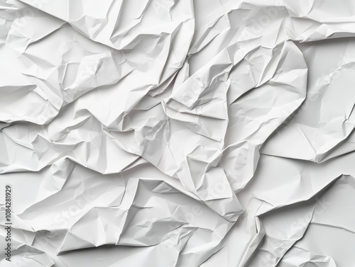 Abstract Elegance Intricate White Paper Texture in Minimalist Light, Macro View for Design Inspiration