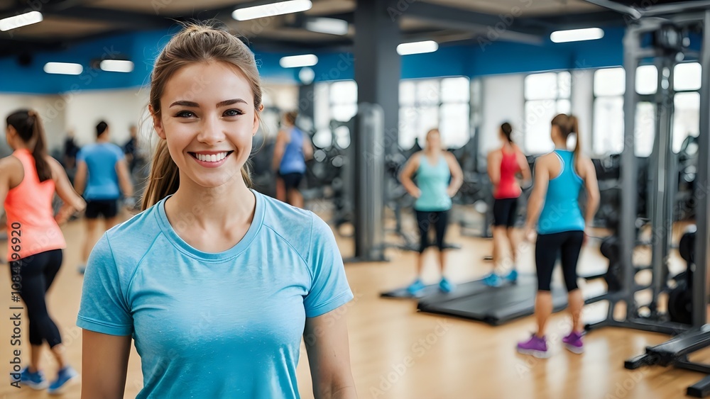 Fototapeta premium person in gym