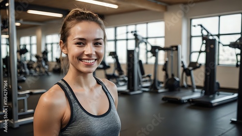 woman in gym photo