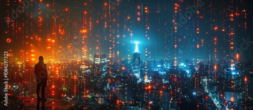 Cyberpunk Cityscape at Night