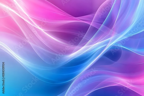 Wallpaper Mural pastel, abstract and smooth flowing lines making blue, pink and purple wave design, artistic texture background Torontodigital.ca