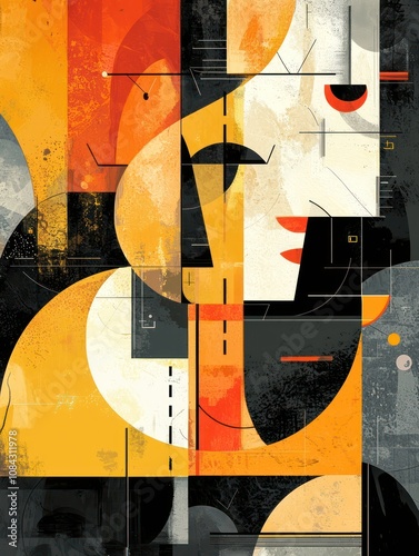Abstract design for Day German Unity