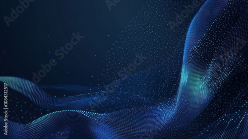 Abstract minimal dotted blue lines background