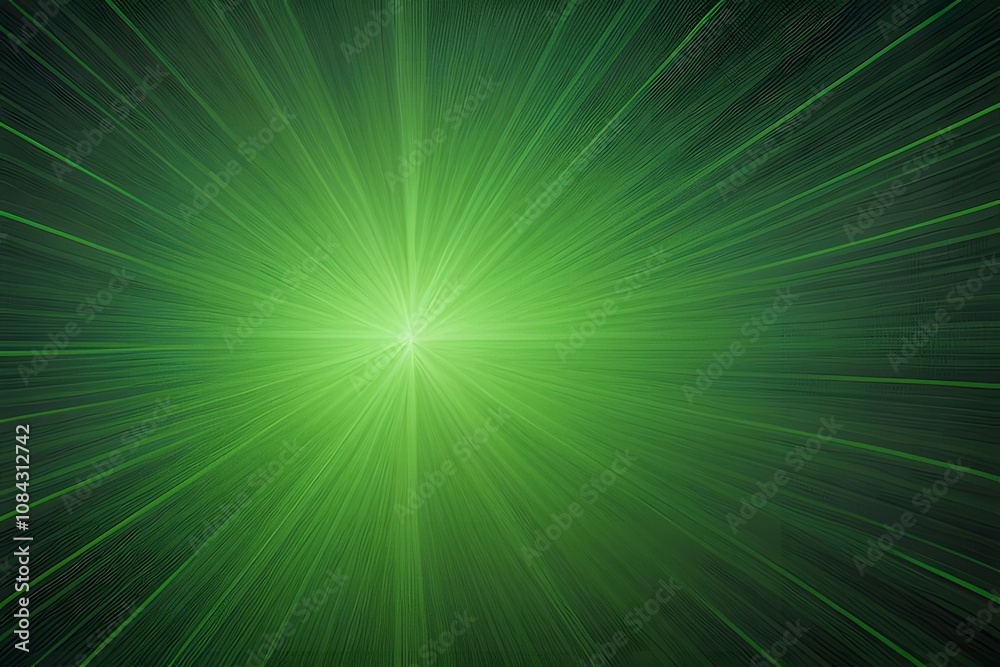 Fototapeta premium ia generated. abstract green background with lines 