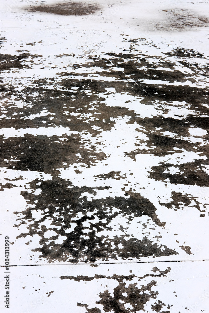 Fototapeta premium Abstract texture and form on grunge floor