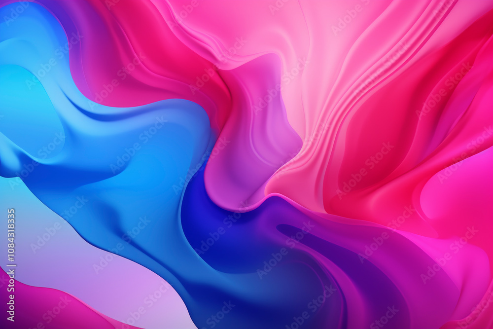 Obraz premium Fondo de colores de tonos fríos.