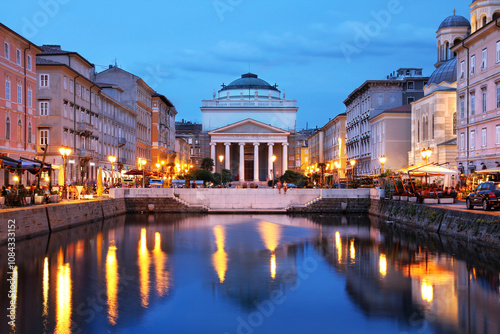 Canal Grande, Trieste, Italy photo
