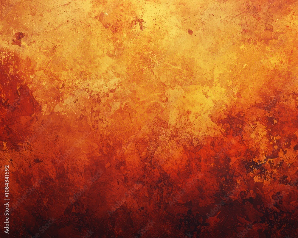 Obraz premium Abstract orange background showcasing unique textures and mottled designs in warm hues for fall seasons