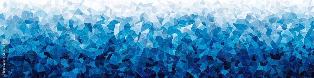 Fototapeta premium deepblue Color Abstract trianglify Generative Art background illustration , isolated on white background, , copy space, copy space for text,