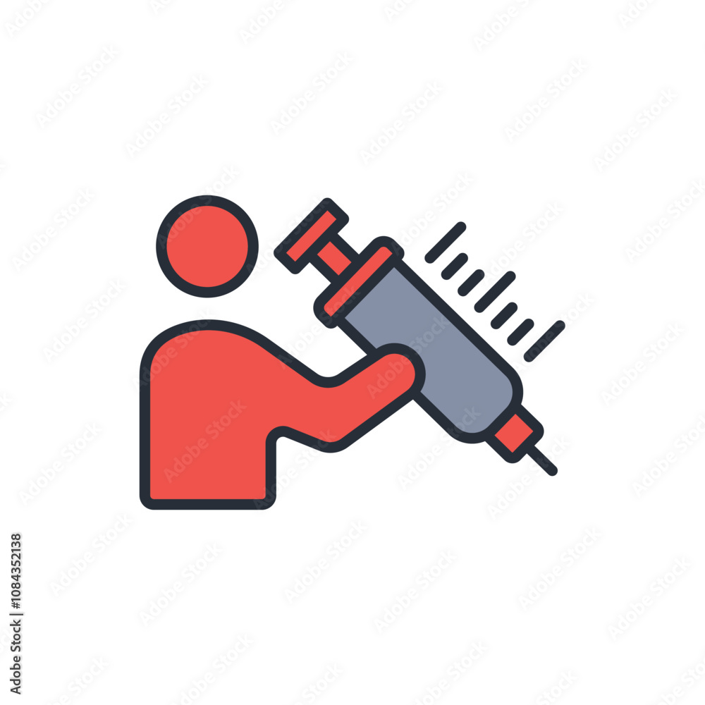 Vaccine icon. vector.Editable stroke.linear style sign for use web design,logo.Symbol illustration. Vaccine icon. vector.Editable stroke.linear style sign for use web design,logo.Symbol illustration.