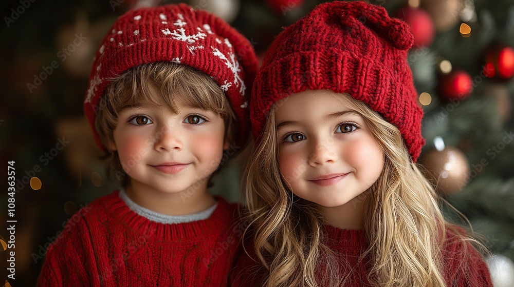 chistimas studio background for kids christmas photoshoot, studio flash light ,generative ai chistimas studio background for kids christmas photoshoot, studio flash light ,generative ai