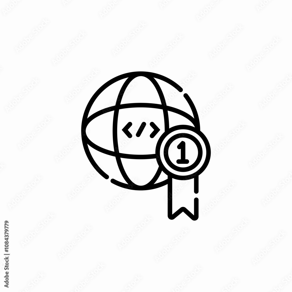 best code webpage icon sign vector best code webpage icon sign vector