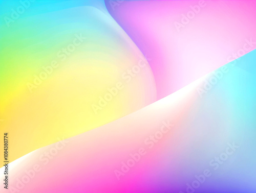 Iridescent abstract liquid marbeled background texture photo