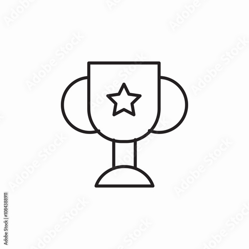 cup award icon sign vector