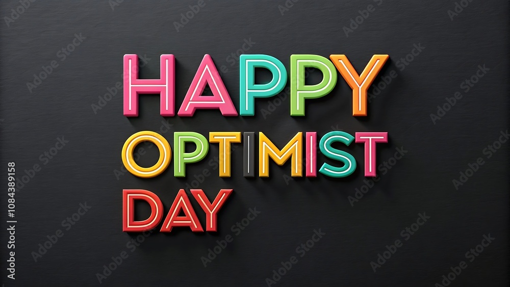 Obraz premium happy optimist day