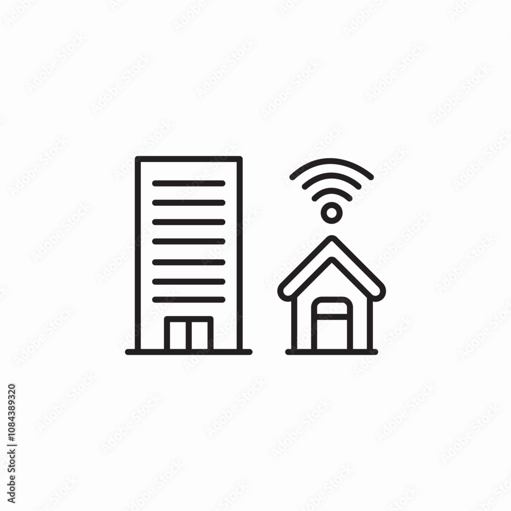 home work remote icon sign vector home work remote icon sign vector