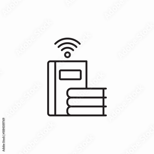 online book icon sign vector