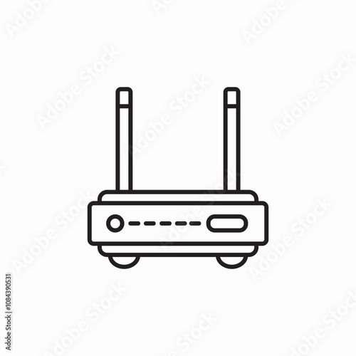 wifi router icon sign vector