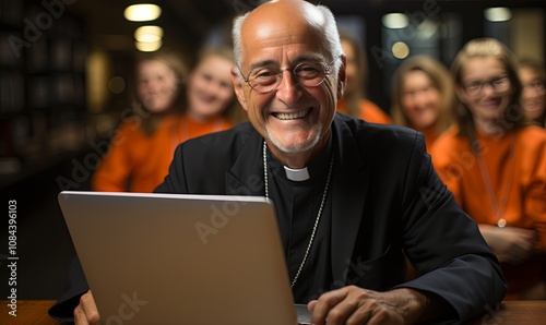 Man Working on Laptop