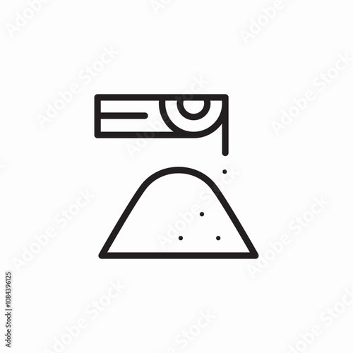 plan wood icon sign vector