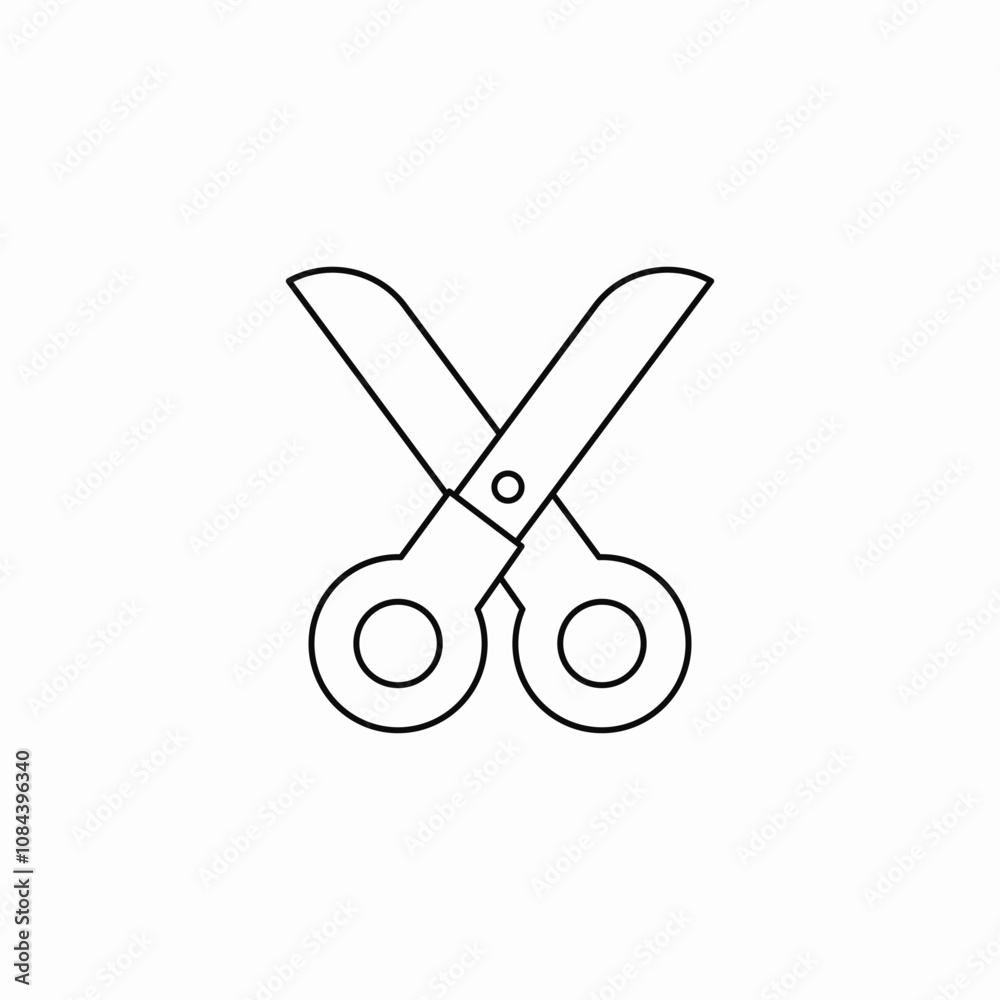 scissors cut icon sign vector scissors cut icon sign vector