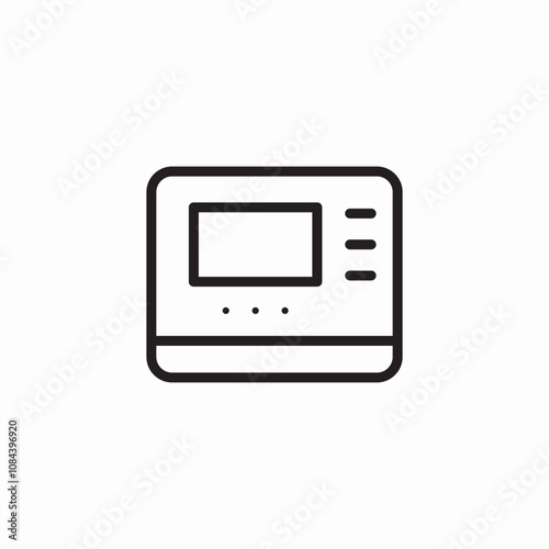 voltmeter machine icon sign vector