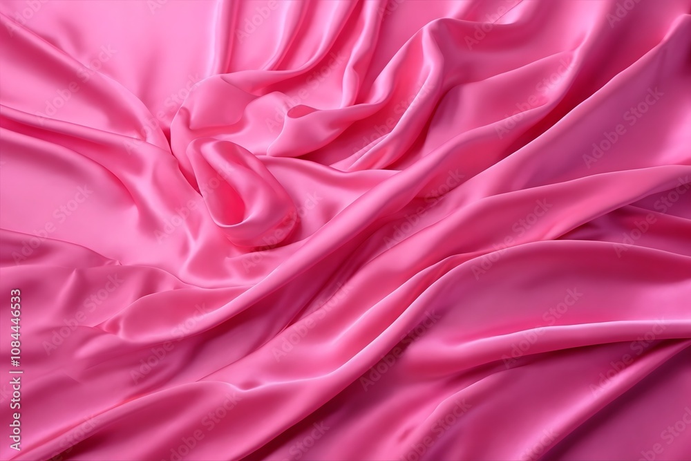 Obraz premium Silk Satin Fabric Background, Silk Satin Fabric Wallpaper, Satin Fabric Background, Ai Generative