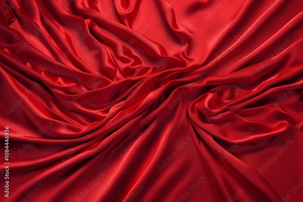 Obraz premium Silk Satin Fabric Background, Silk Satin Fabric Wallpaper, Satin Fabric Background, Ai Generative
