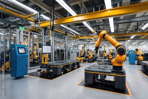 Innovative Smart Factory Environment with Advanced Robotics and Automation