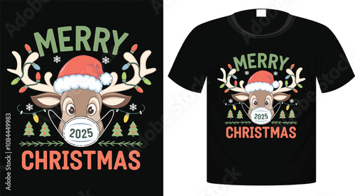 Christmas t-shirt design for holiday, typography, Sticker, Bag, Mug Design