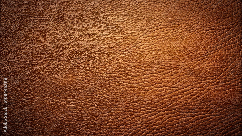 Dark tan leather texture with embossed design elements and subtle sheen, textured finishes, classic designs, furniture upholstery Dark tan leather texture with embossed design elements and subtle sheen, textured finishes, classic designs, furniture upholstery